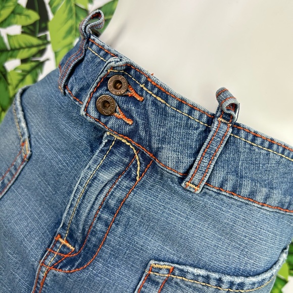 Vintage Y2K Von Dutch Micro Mini Skirt 🔥 Iconic Designer Denim - USA Made - Picture 2 of 10